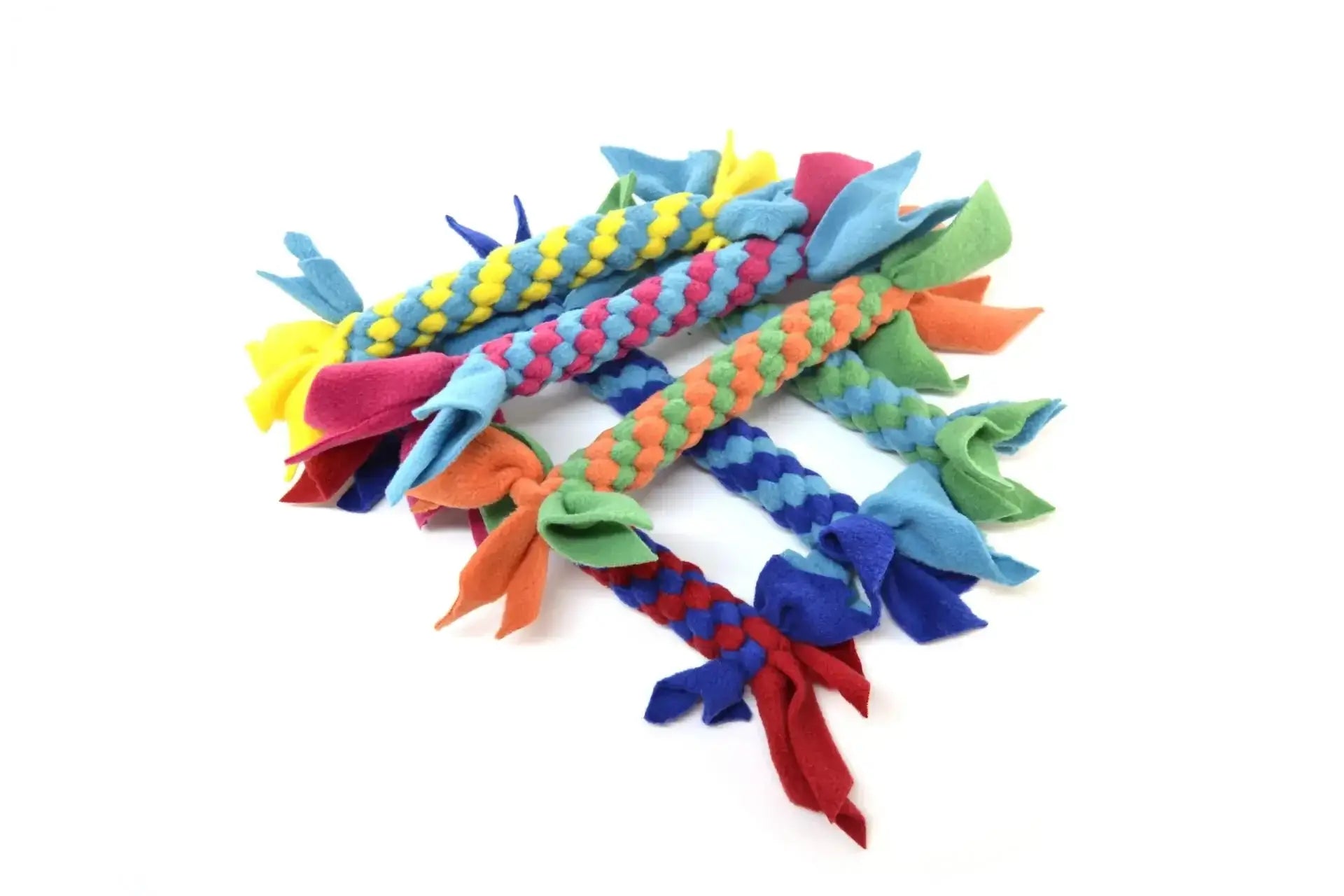 Pīta flīza rotaļlietas suņiem, krāsainas, mīkstas un izturīgas, piemērotas visiem suņiem aktīvām spēlēm.