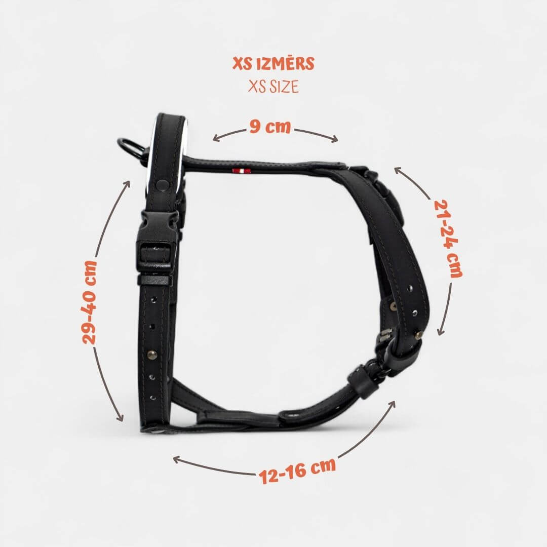 EasyFit anatomiski pareizi - ūdensdroši iemaukti suņiem - Melni