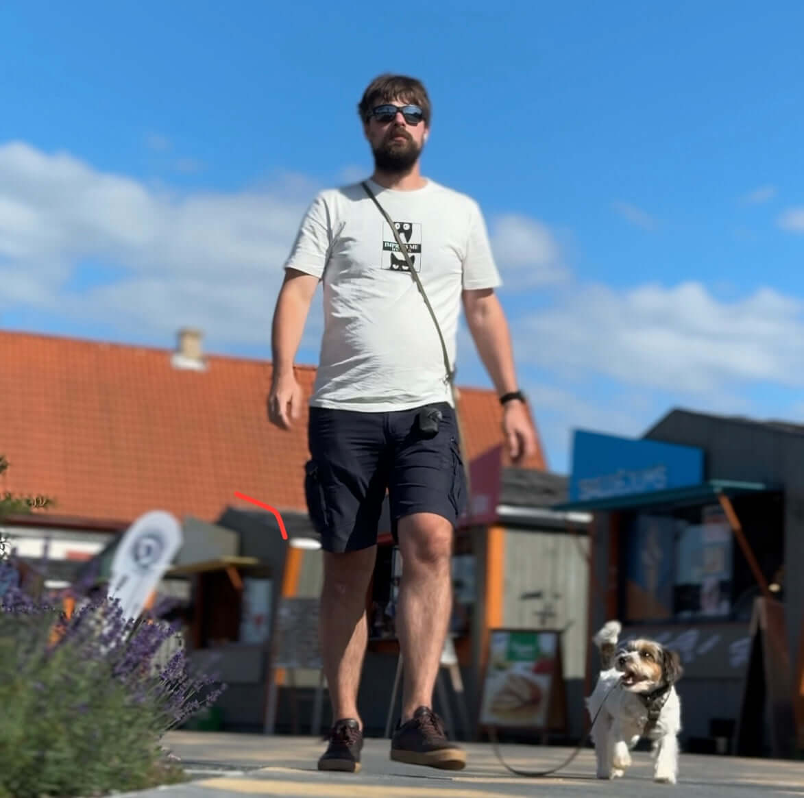 Hexa 5-one is accompanied by dogs