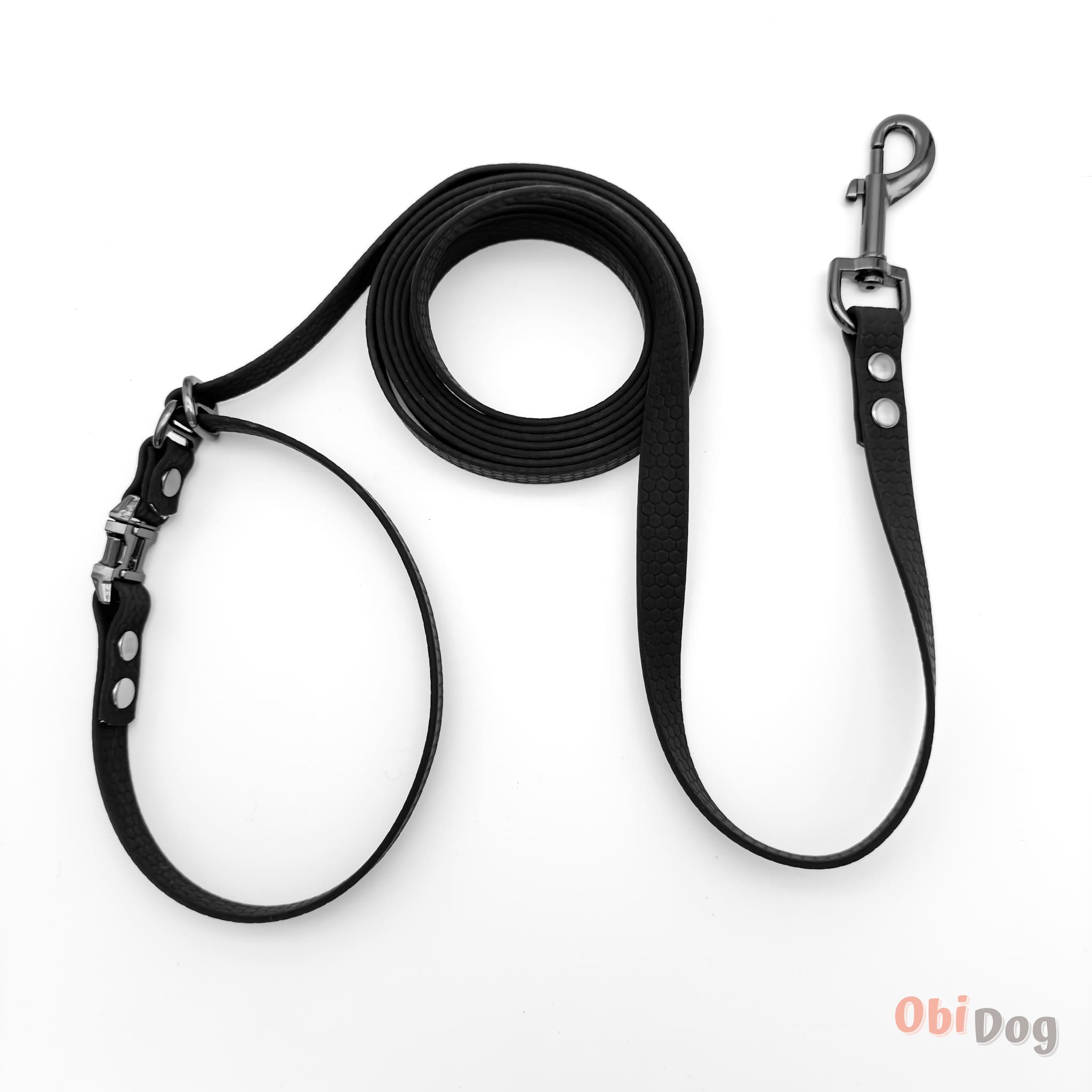 Hexa 5-ühes jalutusrihm koertele – must